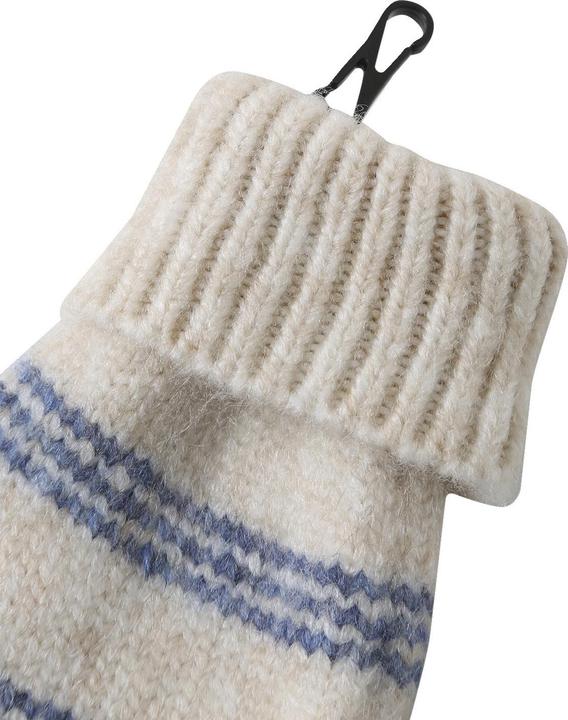 Actual product image Vertbaudet Set aus Mütze, Rundschal & Handschuhe gestreift, Mädchen (98, 86)