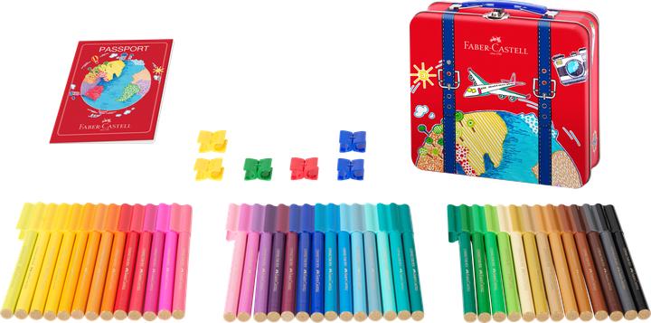 Produktbild Faber-Castell Filzstifte Connector Reisekoffer (Mehrfarbig, 40 x)