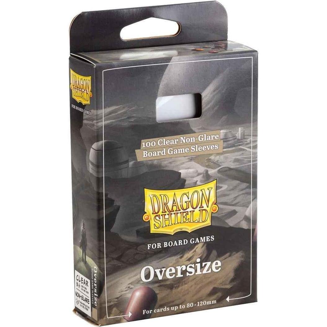 Arcane Tinman Dragon Shield: Board Game Sleeves Clear/NonGlare – Oversize (100)