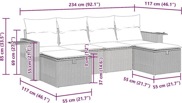 Produktbild vidaXL Calvin
