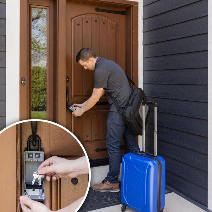 Actual product image Master Lock Key box with removable bracket 5480EURD