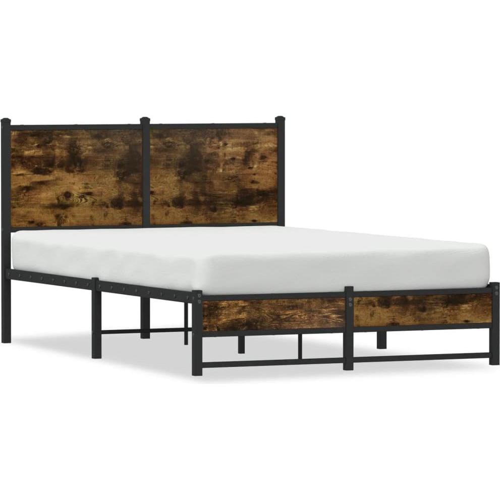 VidaXL, Bett, Bettgestell mit Kopfteil (120 x 190 cm)