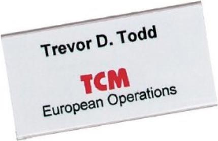 Produktbild Durable Hartfolien-Namensschilder mit Wellennadel