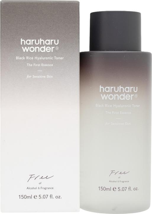 Actual product image Haruharu Wonder Black Rice Hyaluronic Toner Fragrance Free (Face toner, 150 ml)