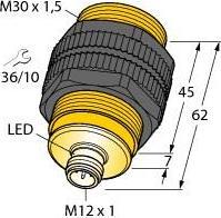 Actual product image Turck Inductive sensor uprox BI10U-S30-VP6X-H1141 (Sensor)