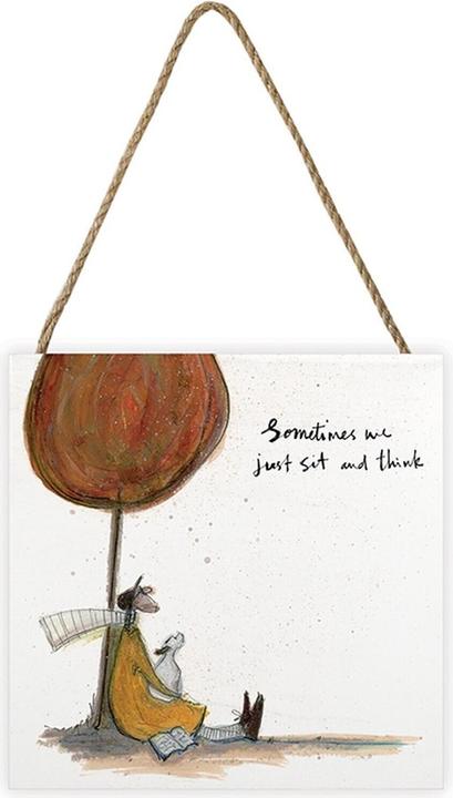 Image du produit Sam Toft Tableau Sometimes We Just Sit and Think en bois