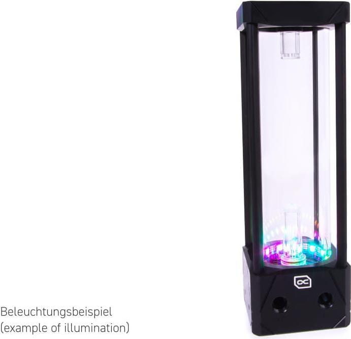 Alphacool Coupe à Glace Aurora D5 Acétal/Verre - 250mm incl. VPP Apex D5