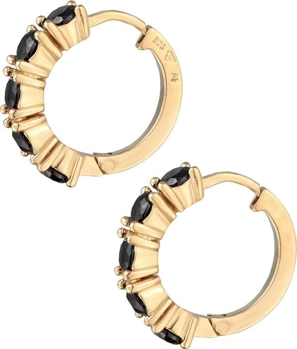 Immagine prodotto Elli Orecchini Creoli Cristalli Eleganti Argento 925 (Cristallo di vetro, Argento 925)