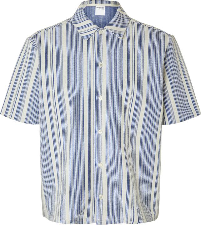 Produktbild Selected Gestreiftes Kurzarmhemd (L)