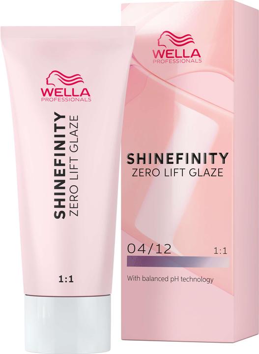 Produktbild Wella Shine Finity 04/12 Mittelbraun Asche Matt 60 ml (04, 12 - Cool Chia)