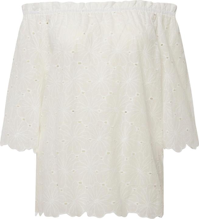 Produktbild Ulla Popken Carmenbluse, schulterfrei, A-Linie, Spitze, Halbarm (50, 52)