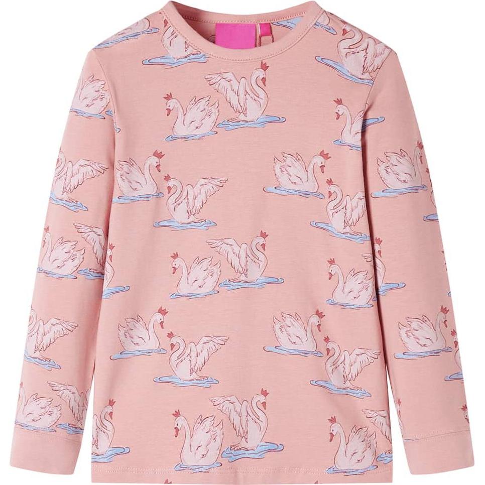 Thumbnail - VidaXL, Jungen, Pyjama, Kinderpyjama mit Langen Ärmeln Hellrosa 104,Material: 95, Rosa, (104)