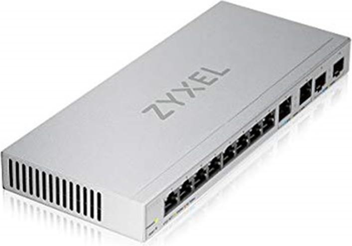Actual product image Zyxel XGS1210-12 - V2 - Switch - managed - 8 x 10/100/1000 + 2 x 100/1000/2.5G + 2 x 1 Gigabit/10 Gi (10 ports)