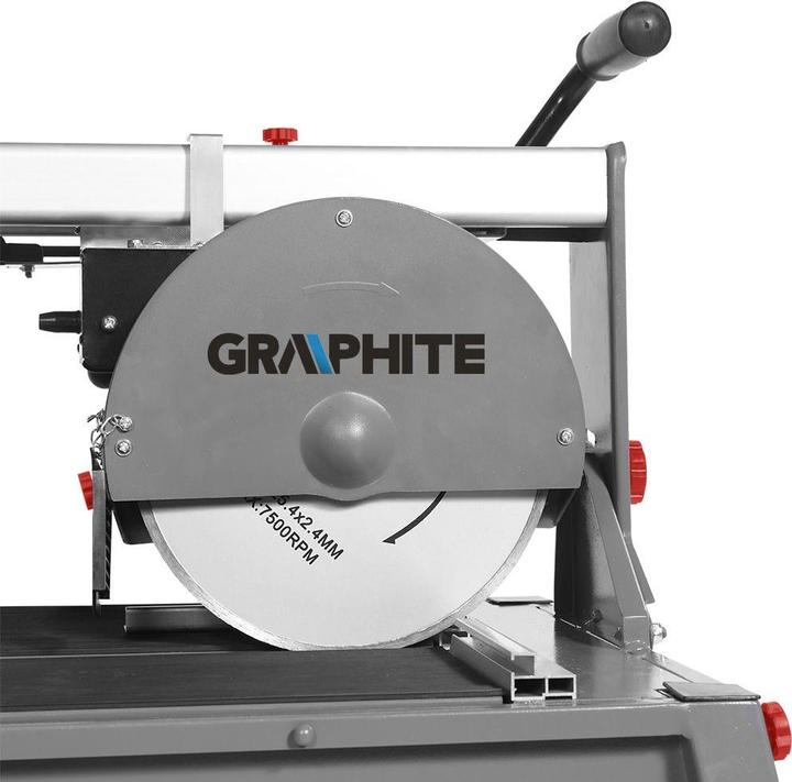 Produktbild Graphite 1500 W Glasurschneidemaschine, 250 x 25, 1230 x 460 Tischgrösse, 1200 mm Flüssigkeitsintervall