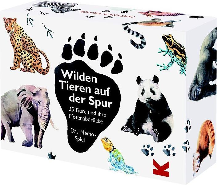 Produktbild Memory Memory Wilden Tieren auf der Spur (Deutsch, 1 - 2 Spieler)