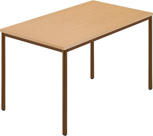 Immagine prodotto kaiserkraft Tavolo rettangolare, tubo tondo rivestito in plastica (1200 x 800 x 740 mm)