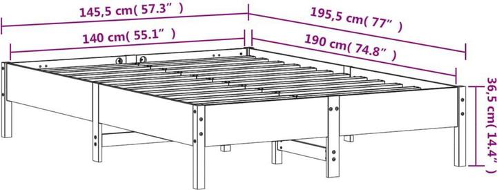 Produktbild vidaXL Iseabal (140 x 190 cm)
