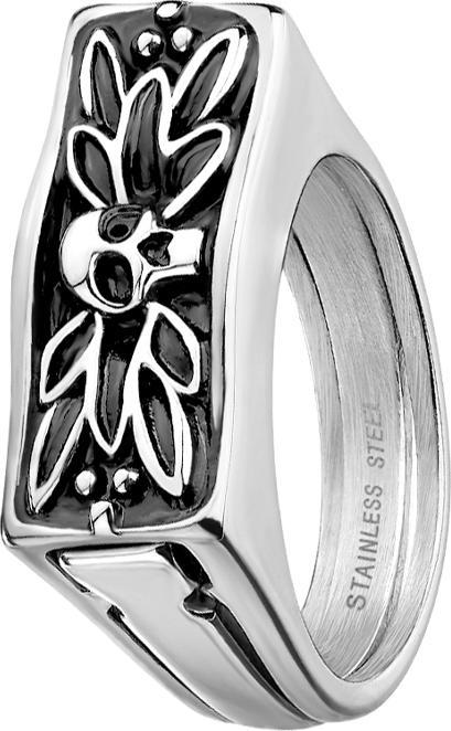 Immagine prodotto Star Piercing Anello teschio in argento con scomparto segreto (61, 925 Argento)
