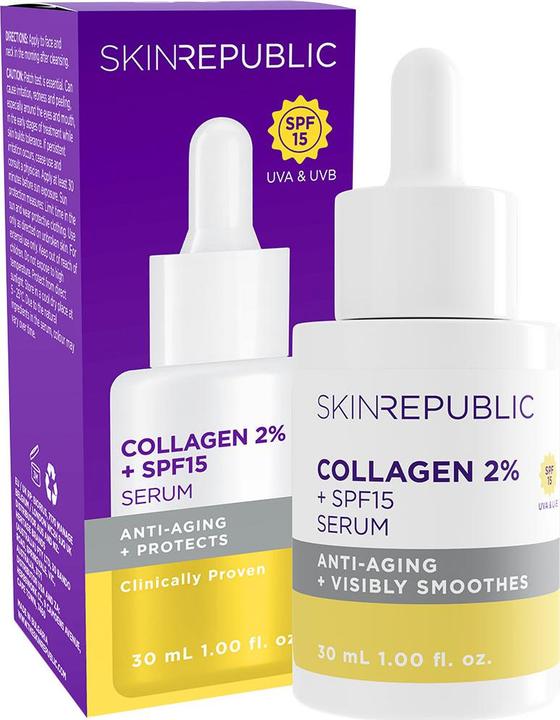Immagine prodotto Skin Republic - Collagene 2% + siero SPF 15 (30 ml)