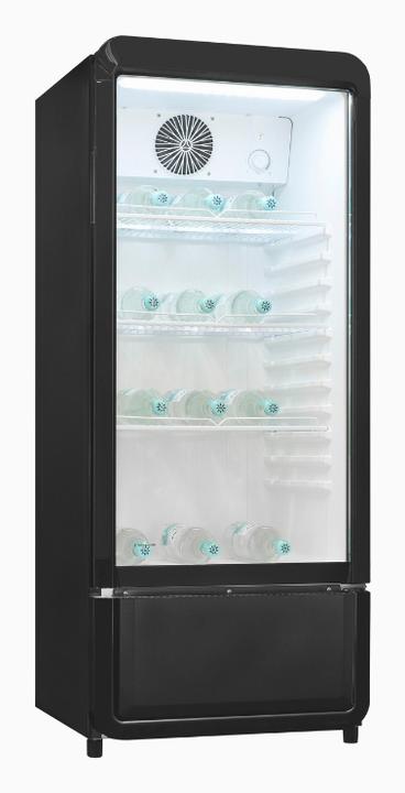 Produktbild Exquisit GKS180-GT430D sw Getrnkekhl. D 200L Glastr 3Ablagen 131x54x56cm (200 l)