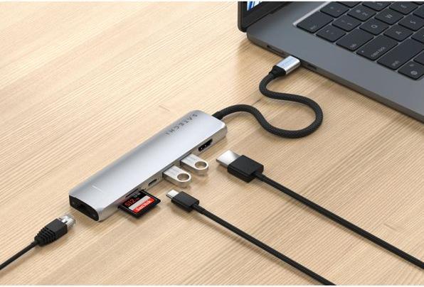 Actual product image Satechi Slim 7 (USB-C, 7 Ports)