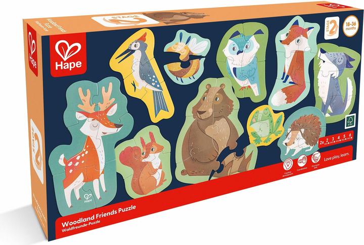 Hape Waldfreunde-Puzzle (40 Teile)