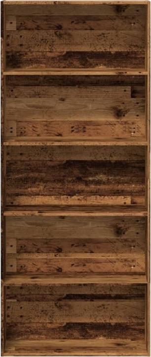 Image du produit VidaXL Bücherregal Bücherschrank Standregal Raumteiler Wandregal Altholz-Optik (80 x 30 x 189 cm)