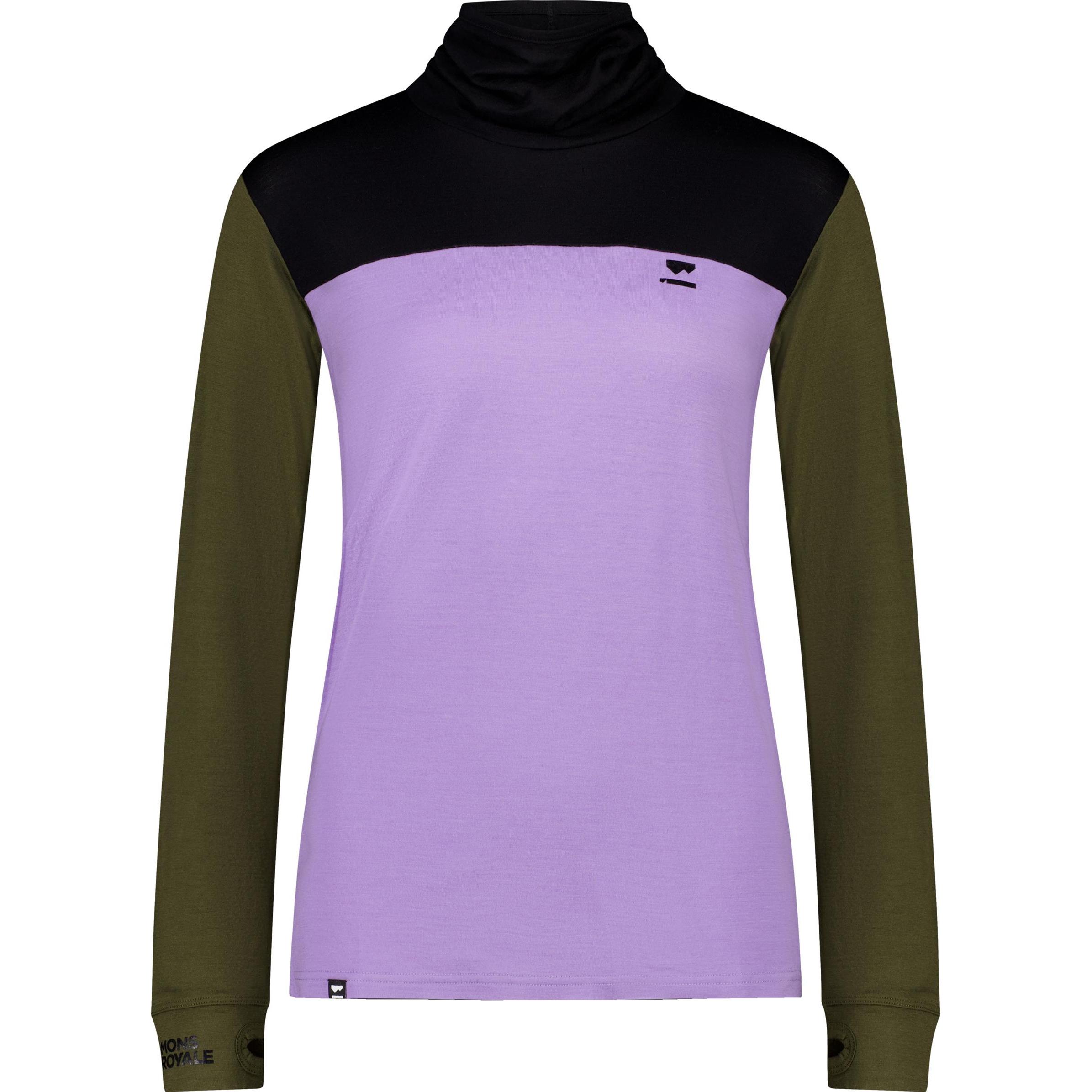 Mons Royale, Damen, Funktionsshirt, Women's Yotei High Neck (M), Violett, M