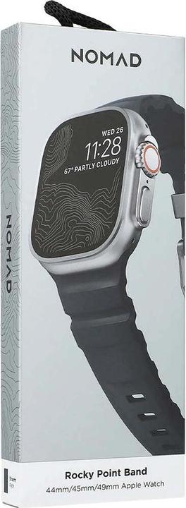 Actual product image Nomad Rocky Point Band 42/44/45/49mm Storm (44 mm, FKM)
