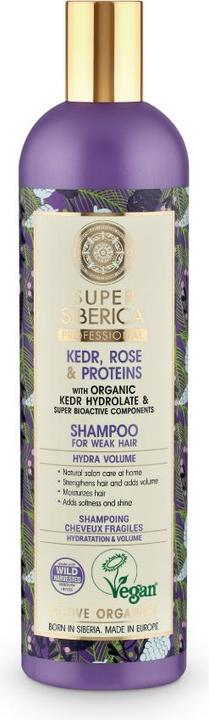 Actual product image Natura Siberica Super Siberica Shampoo Kedr (400 ml, Liquid shampoo)