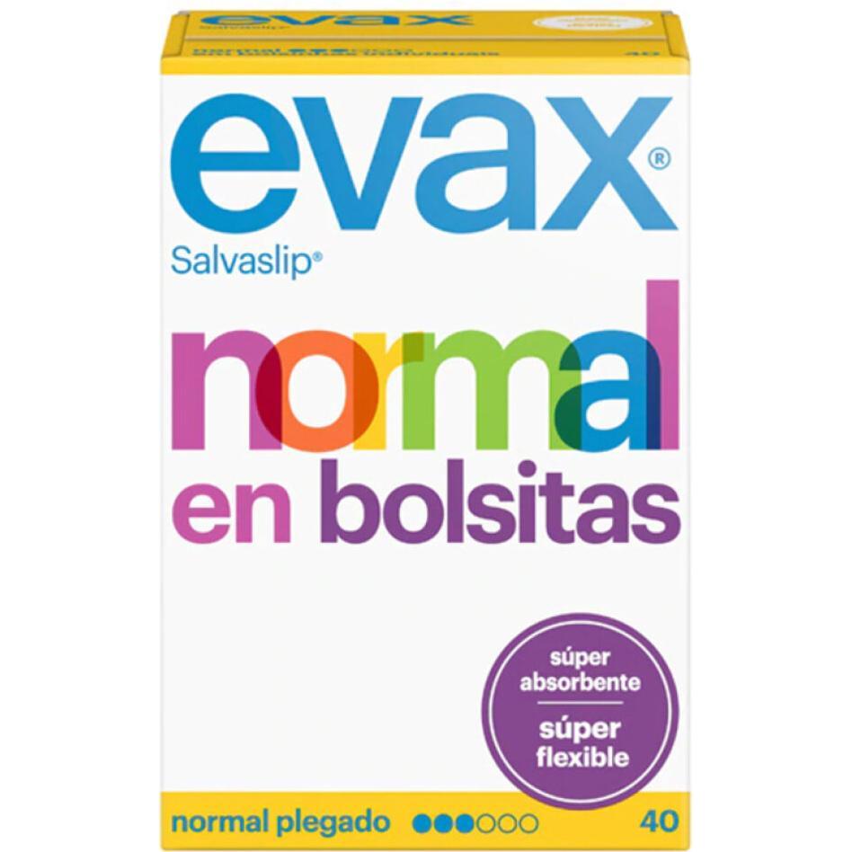 Evax, Inkontinenzhygiene, SALVA-SLIP normal en bolsitas 40 uds (40 x, Normal)