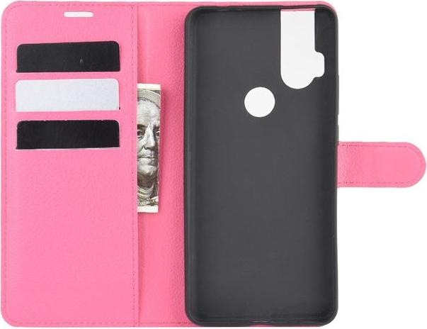 Actual product image MU Classic Litchi Leather Bookcover Series (Motorola One Hyper)