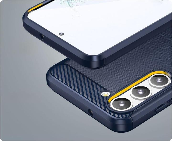 Image du produit Hurtel Coque carbone pour Samsung Galaxy S23 silicone flexible bleu (Samsung Galaxy S23)