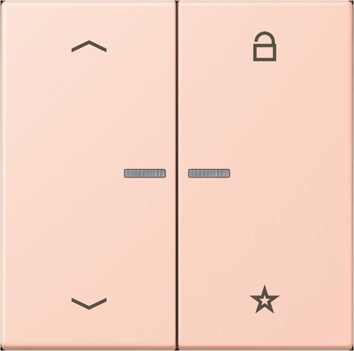 Actual product image JUNG eNet push-button Universal 1f.