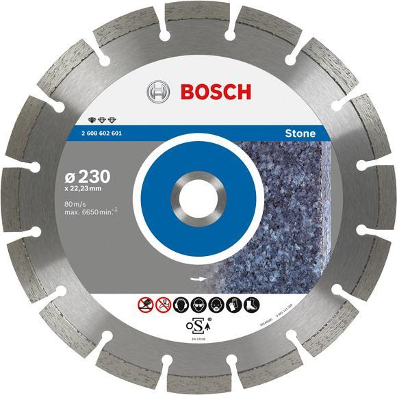 Actual product image Bosch Professional Zubehör Diamond saw blade Standard for Stone, 350 x 20.00/25.40 x 3.1 x 10 mm