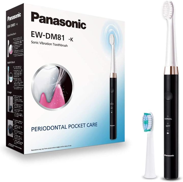 Produktbild Panasonic Electric Toothbrush EW-DM81-K503 Rechargeable, For adults, Number of brush heads included 2, Number (Schallzahnbürste)