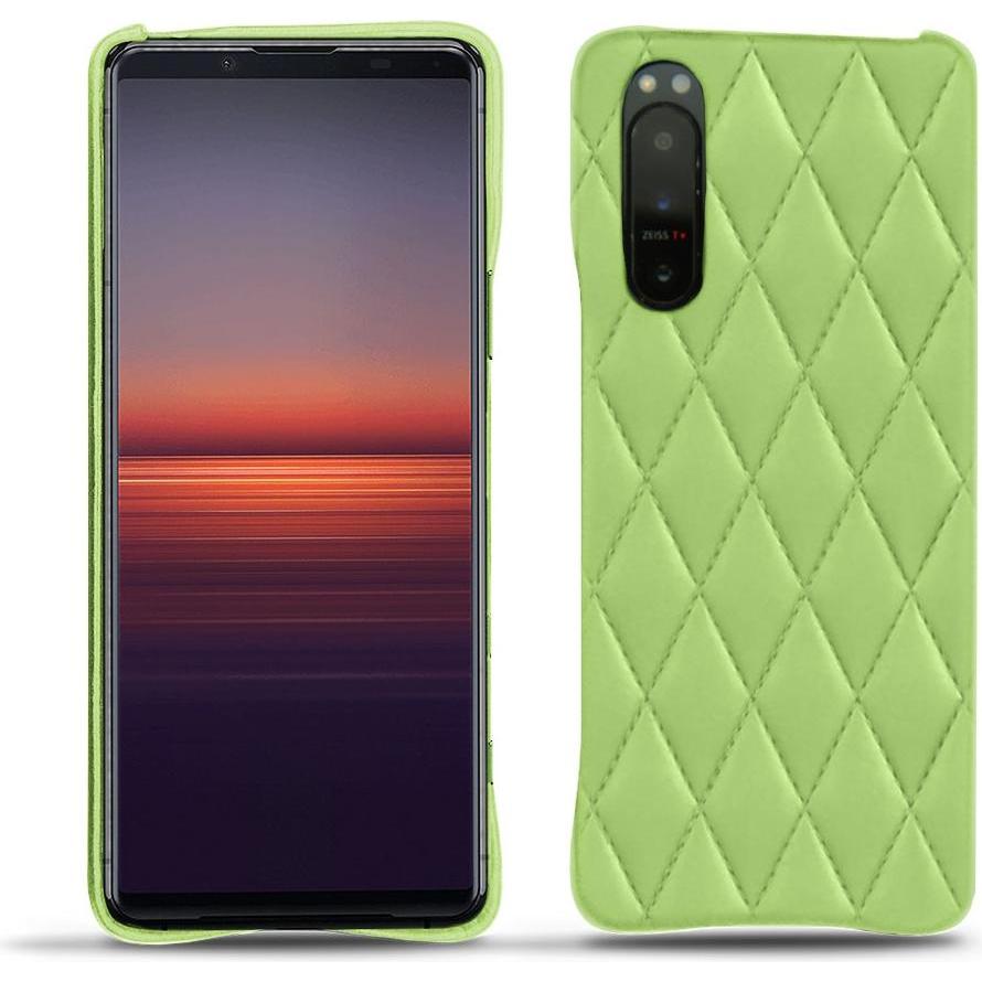 Noreve Lederschutzhülle (Sony Xperia 5 II), Smartphone Hülle, Grün