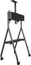 Actual product image Neomounts NS-M1500BLACK is a mobile floor stand for flat screen TVs up to (65", 50 kg)