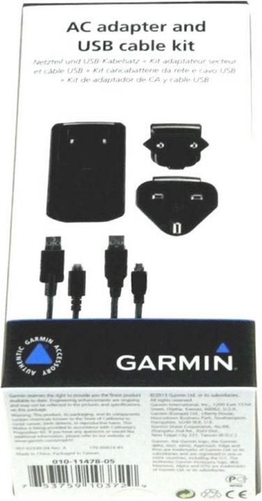 Actual product image Garmin Mains adapter