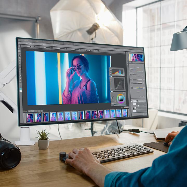 Produktbild Relaxdays Monitor-Halterung (Tisch, 36")