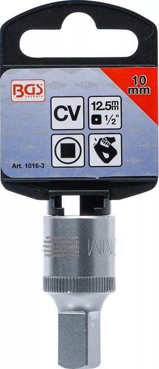 Actual product image BGS Oil Service Socket 12.5 mm (1/2") Drive internal square 10 mm