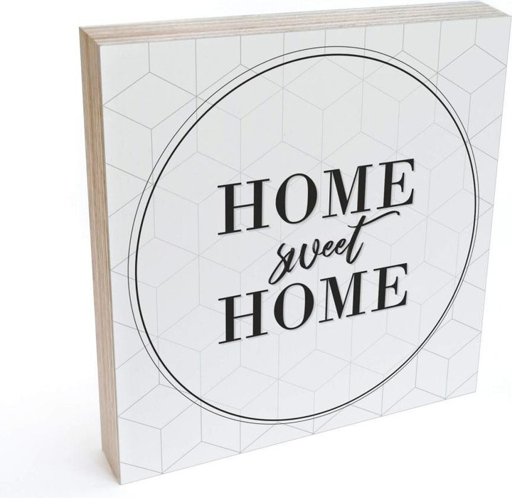 Produktbild Trenddeko zum Hinstellen - Home sweet home (15 x 15 cm)