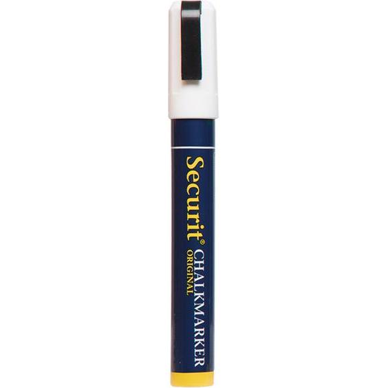 Securit, Marker, SMA510-WT-12, White, Chisel, 12 pc(s) (Multi, 6 mm, 12 x)