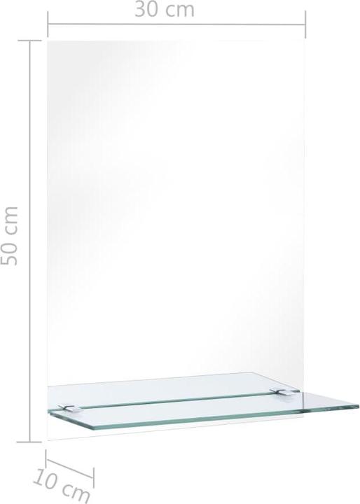 Immagine prodotto vidaXL Wandspiegel (30 x 50 cm)