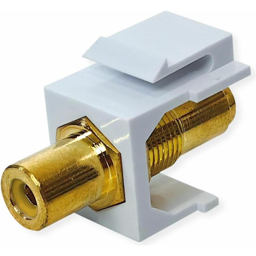 Value MultiMedia Anschluss-Systeme, Connettore audio, Oro, Bianco, Giallo