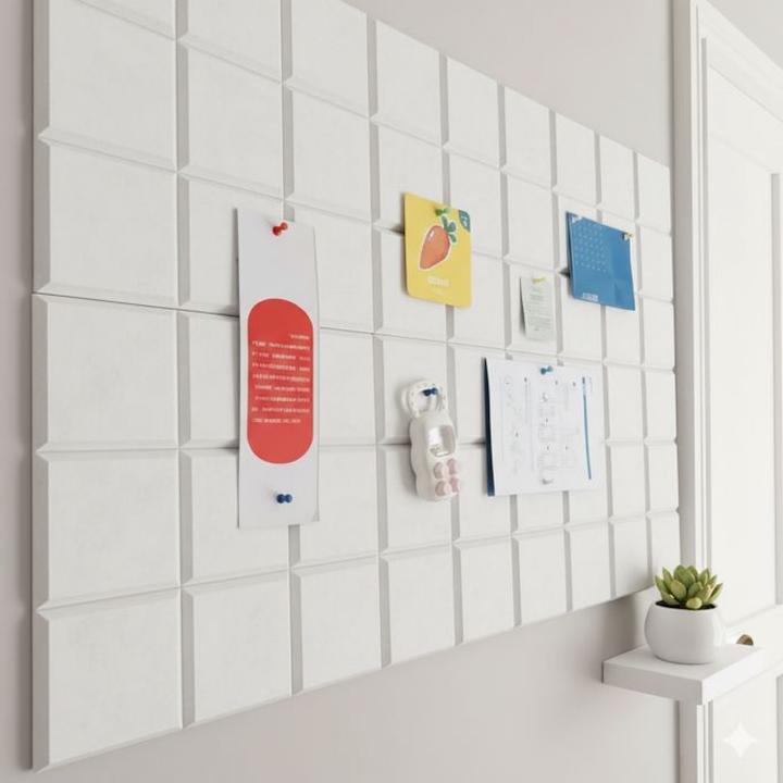 Produktbild Relaxdays 12x Filzpinnwand (Pinnwand, 30 x 10 cm)