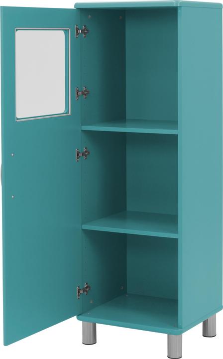 Actual product image tenzo Malibu half cabinet metal/wooden material 50x41x143 cm (50 x 41 x 143 cm)