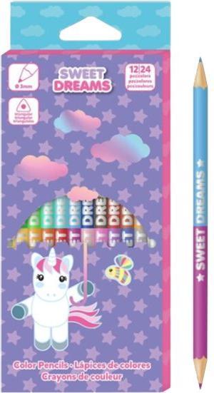 Produktbild Sombo Sweet Dreams Buntstifte doppelseitig (12x)