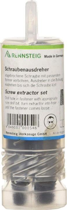 Actual product image Rennsteig Screw extractor set M3 - M2