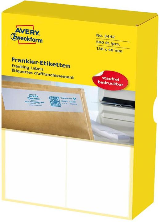 Actual product image Avery Franking Labels